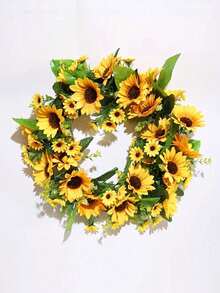 1/5/15/30/40/100/200pcs White & Colorful Daisy Artificial Flowers For DIY Crafts, Wreath Making, Vase Decor, Hair Accessories, Tabletop Decor, Home Wedding Party Decoration, Real Touch - Yellow - View 5