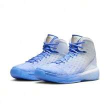 Nike Zoom Kobe 3 Basketball Shoes Retro Non-Slip Durable Supportive Mesh Cushioning Comfortable Versatile Men's Blue And White - White and Blue - View 12