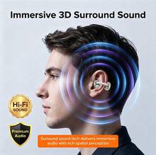 2026 New Wireless Earbuds HiFi HD Sound Bluetooth 6.0 Headsets Charging Case Lightweight Bluetooth 6.0 Comfortable In-Ear ENC Dolby Sound HD Calling TWS Couples Earphones For IPhone For Android For Halloween's Day Gift - View 9