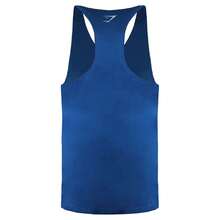 Gymshark Outline Logo Mens Teal Tank Top - Teal Blue - View 2