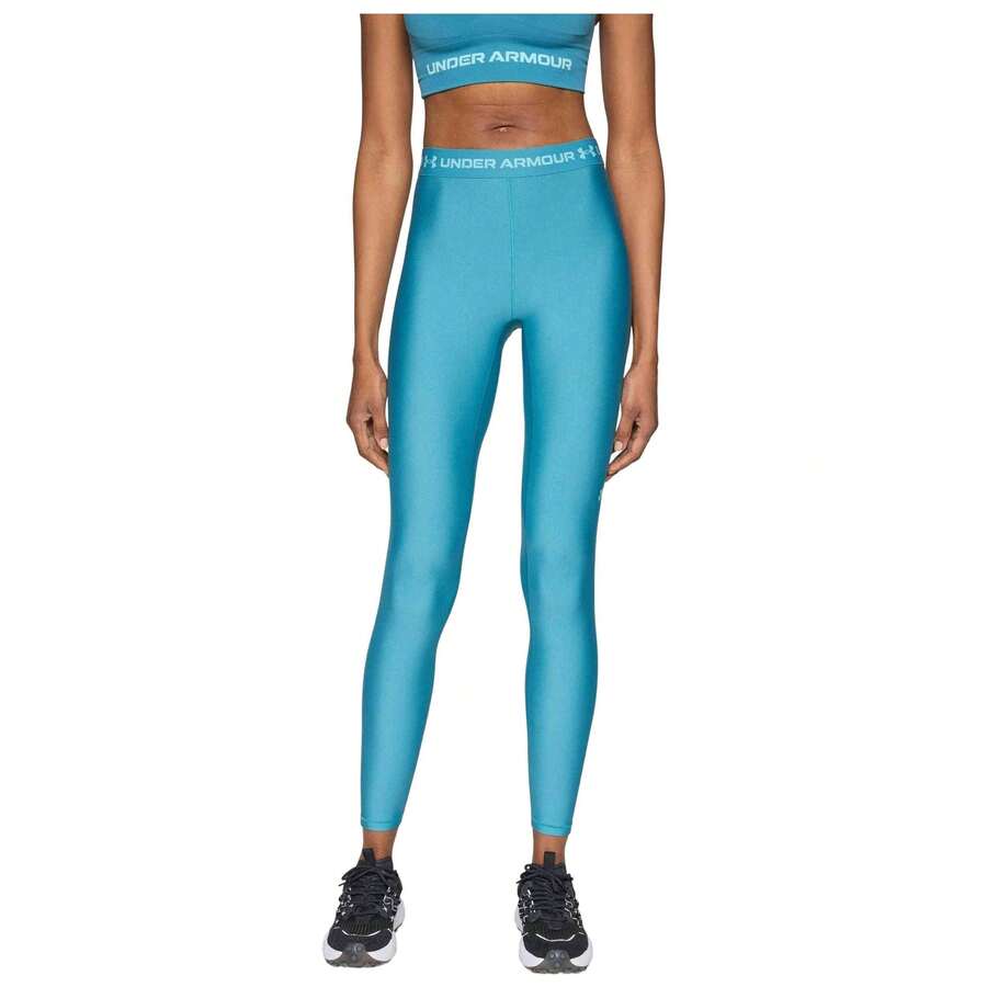 Under Armour Women Sports Leggings - Blue - View 1