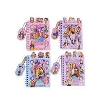 KPop Demon Hunters K-Pop 3-Fold Wrap Notebook, Anime Diary With Rumi, Mira, Lumi And Demon Huntresses Group, Includes Sticker Set, Portable Notebook And Desktop Decor, Suitable For School Use, Fan Collection And Party Souvenir - Multicolor - View 5