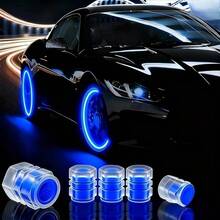 4/8 pcs Tutup Katup Menyala dalam Gelap – Tutup Katup Universal untuk Ban dan Ban Dalam Sepeda Motor dan Sepeda, dengan Dekorasi Fluoresens dan Menyala dalam Gelap - A - View 8