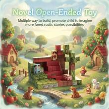 300pcs Magnetic Building Blocks, Suitable For Children Aged 3+, Holiday Gift, Six-Sided Stable Connection, Unisex, Educational Puzzle Toy, Promotes Parent-Child Interaction, Can Be Assembled Independently - Random Color - View 4