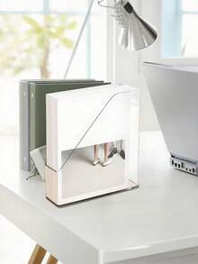 Clear Magazine Holder - Acrylic Desktop Magazine/Book Organizer; Perfect For Home, School, And Office, For Upright Storage And Organization Of File Folders - Multicolor - View 11