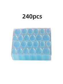 30pcs Breathable Double-Sided Adhesive Stickers, Suitable For Nail Jelly Glue, DIY Nail Stickers, Nail Art Tools - Clear - View 10