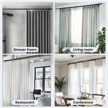 10pcs Metal Curtain Rings With Clips + 2pcs Magnetic Twist Rope Curtain Tiebacks, Suitable For Bedroom, Living Room Curtains, Home Decor Curtain Accessories - Multicolor - View 11