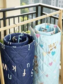Spiral-Type Sheet And Blanket Drying Rack, Made Of Stainless Steel, Saves Space And Dries Quickly. Suitable For Balconies, Apartments, And Indoor Spaces, It's An Ideal Choice For Storing Clothes. - Multicolor - View 4