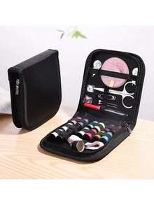 Needle & Thread Box Sewing Kit Embroidery Tools Hand Sewing Needle Set Sewing Bag Home Set Gift Embroidery Cross Stitch - A - View 3