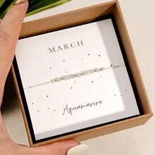 Beaded Bracelet, Women Jewelry Gift Box, Colorful Natural Stone Adjustable Bangle, Unisex, Comes With Elegant Card And Packaging - Multicolor - View 4
