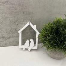 SILIKE LUFEI Love Bird Aromatherapy Plaster Ornament DIY Resin Mirror House Bird Hanging Decor Silicone Mold - Silicone Mold For DIY Crafts - Silicone Mold - View 5