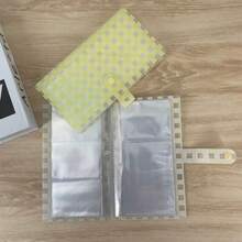 Slot Collection Storage Album With Colorful Cover, Empty Photo Album Card Sticker Display, Small Card Collection, Business Card Organizer - Multicolor - View 5
