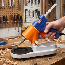Multifunctional Universal Hot Glue Gun Holder, Compatible With Various Models Of Multiple Hot Glue Guns, With Drip Tray And Cable Storage Box, Screw And Small Parts Storage Box, Keeps Workspace Organized - Multiple Styles - View 10