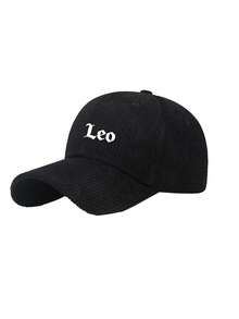 12 Zodiac Signs Corduroy Baseball Cap, Adjustable Unisex Casual Hat, Perfect For Festival, Party, Daily Wear, Unisex Fashion Accessory Gift - Black - View 21