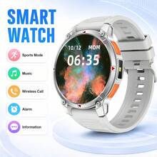 AZRTL Men's Watch, Women's Watch, With Side Light - Flashlight, Pedometer, Calorie, Multi-Sport Mode, Music Control, Remote Camera, Wireless Call, Customizable Watch Face, Alarm Reminder, Weather Check, USB Cable Charging Multi-Function Smart Watch, Ideal Holiday Gift - View 4