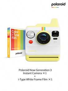 Polaroid Now Gen3 Instant Camera | The Perfect Classic Retro Choice For Beginners! Built-In Soft-Focus Filter, Single-Shot Imaging, Autofocus, Double Exposure, Vintage Film Feel, Instant Prints. - View 13