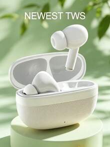Wireless Bluetooth Earbuds, Low Latency, HiFi Stereo, Touch Control, Wireless Charging Case, Compatible With All Smart Bluetooth Devices - Ideal For Fitness, Travel, Commuting And Daily Use - White - View 1