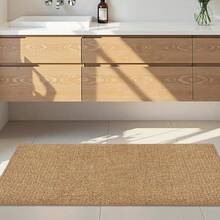 1pc Brown Pineapple Pattern Decorative Rug, Minimalist Bathroom Rug For Home Decor, Soft And Easy To Clean Carpet, Spring/Autumn Home Decor Rug | Suitable For Bathroom Entrance | Bathtub Area And Other Areas - Brown - View 8