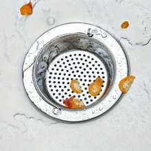 Sink Strainer With Handle, Stainless Steel Kitchen Sink Strainer Basket, Drain Strainer. - Silver - View 2