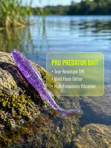 Paddle Tail Soft Plastic Swimbaits, Fishing Lures For Bass, Trout, Walleye - Multicolor - View 4