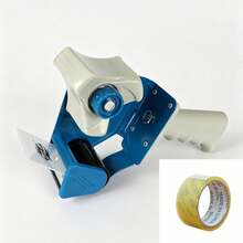1pc Packing Tape Gun Set With 30m Tape, Handheld Packaging Tape Dispenser, Metal Cutter, Carton Sealing Tool, Suitable For Home Moving, Warehouse, Office And Express Packaging - Sets - View 8