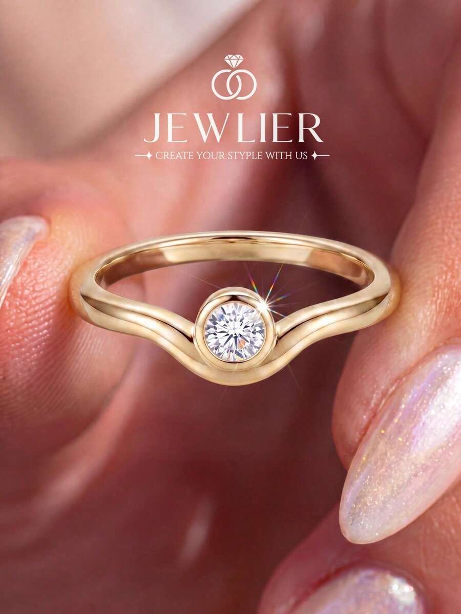 1pc Heartbeat Ring, Multiple Sizes Available, Suitable For Women, Ideal Choice For Dating Gift Or Exquisite Jewelry