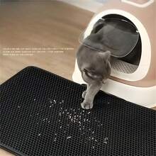 One EVA Cat Litter Pad, Double-Layered And Integrated With A Single Opening, Washable And Sand-Controlling Pad, Suitable For Indoor Use In Cats. 1.2 Cm Thick Cat Litter Box Pad. - Multicolor - View 10