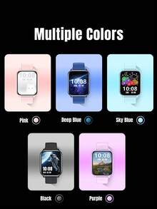 Kids Smart Watch With Two-Way Calling And Message Alerts, Multi-Sport Tracking, Remote Shutter Camera, Durable Silicone Strap, USB Fast Charging, Perfect Holiday Gift For Children - Multicolor 1 - View 2