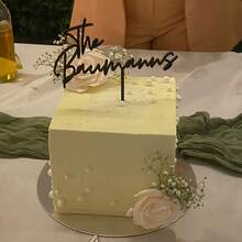 1件客製化壓克力生日派對年齡與姓名裝飾，蛋糕插牌裝飾，趣味圖案年齡裝飾 - 彩色 - 查看 4