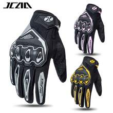 MJMOTO Unisex Motorcycle Gloves, Touchscreen Compatible, Anti-Slip, Breathable, Outdoor Summer Riding Racing Gloves - A - View 3