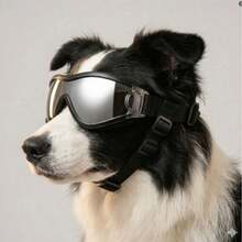 1pc S/M Size Outdoor Pet Sunglasses High-End Cool UV Protection Sunglasses Cat Dog Goggles Suitable For Small And Medium-Sized Dogs Multi-Color Options Multi-Functional Windproof Pet Goggles With Adjustable Strap For Cycling-Driving-Swimming-Hiking-Suitable For All Dog Breeds - Multicolor - View 3