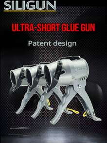 Metal Ultra-Short Mini Portable Caulking Gun For Glass Silicone Sealant In Small Spaces - Metal Version - View 2