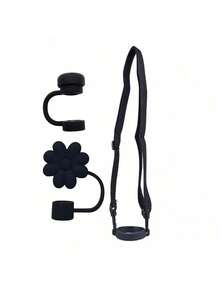 1pc Water Bottle Handle Strap, Suitable For IceFlow Cup, Insulated Cup, Shoulder Carry Strap, Insulated Cup Sleeve And Other Cup Accessories - Multicolor - View 12