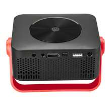 Portable WiFi Projector, 1080P Supported Mini Movie Projector With Wireless Screen Mirroring, Compatible With IOS Android Windows, Compact Home Theater Projector For Office Presentations, Movies, Travel, Smartphone And Laptop - Black and Red - View 11
