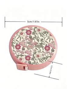 150cm/60 Inch Dual Scale Cozy Handmade Tool Retractable Tape Measure,Mini Portable Soft Ruler, Home Body Measuring Tape For Tailoring Sewing Office Home Study Use,Printed With Floral Patterns,For Sewing,Manual Diy,Gift For Handicraft Enthusiasts - A - View 11