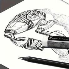 12pcs Premium Black Wood HB Pencils, Clear Handwriting - Smooth Writing, Break-Resistant, Suitable For Student Drawing - Sketching, Can Be Used As Small Gifts, Motivational Props - Rectangle - View 4