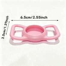 Custom Pet Collar Holder Compatible With AirTag, Sliding Dog Name Tag, Personalized AirTag Cat Collar, Silicone Quiet AirTag Protective Case, Engraved AirTag Dog Collar Holder, 12 Design Templates, Pick Your Dog's Favorite Style - Multicolor - View 2