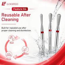3pcs Diamond Nail Drill Bits, For Cuticle Cleaning, Dead Skin Removal, Nail And Foot Care Electric Drill Accessories - Multicolor - View 7