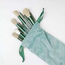 New Mint Green Makeup Brush Set, Portable Soft Blush Brush, Eyeshadow Brush, Powder Brush, Contour Brush, Concealer Brush, All Sets Are Sent Randomly. - Mint Green - View 6