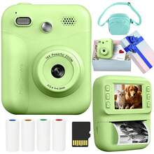 Kids Digital Camera With Instant Photo Printing - 8X Optical Zoom, 1080P HD Video, Built-In Flash, 4 Rolls Of Color Photo Paper (Red/Blue/Orange/Green), Portable And Easy To Use, Best Gift For Holidays And Special Occasions (Christmas, Birthday, New Year) - Multicolor - View 29