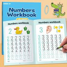48-Page Digital Learning & Practice Workbook, Early Childhood Writing Skills With Colorful Illustrations, Number Learning Book, Interactive Learning, Engaging Layout, Children's Writing Practice Workbook - Multi-color - View 8