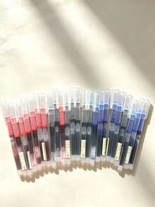 24pcs Liquid Ink Pens, Quick-Dry Signature Pens, 0.5mm Black/Blue/Red Ink, School/Office Essential, Back To School Season - Multi-color - View 7