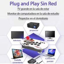 Retro Arcade Style Video Game Console With  Connection, Wireless Controllers, 20,000 Titles - US A Type Plug(110-127V) - View 4