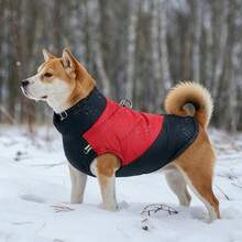 Medium Dog Warm Jacket Coat, Dog Clothing Vest, Dog High Collar Vest - Multicolor - View 5