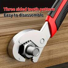 Multi-Purpose Adjustable Wrench Set, Double Head Open End Spanner, Universal Hand Tool For Home Plumbing Car Repair - A - View 7