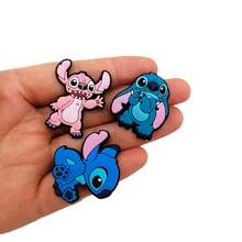16/36PCS Disney Mickey Stitch Shoe Charms Set, PVC Shoe Decorations, Shoe Accessories Charms, Gift Idea For Birthday Christmas Halloween Party Favors - Multicolor - View 4