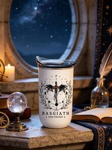 1個/5個 300ml BASGIATH War Academy 咖啡馬克杯，適用冷飲，適合送給男友的節日與生日禮物，不鏽鋼保溫隨行杯，居家使用與下午茶適用，適合冰咖啡、果汁、燕麥奶，適用於學校與日常生活，魔法愛好者送男友禮物 - 多色1 - 查看 6