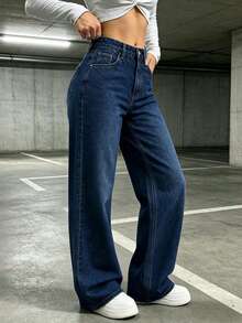 Women Jeans - Blue - View 1