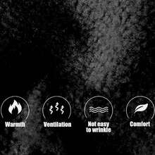 Winter Thickened Windproof Face Mask Unisex Windproof Cold Protection Full Face Head Cover For Electric Bike Riding (Black) - Black - View 6