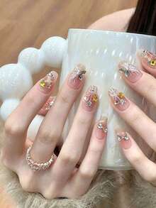 Gaya Musim Gugur, Sekitar 100 Buah Aksesori Patch Logam Rhinestone Campuran Berbagai Bentuk Acak, Rhinestone Bentuk Hati, Bintang, Tetesan Air Mata & Tidak Beraturan, Bahan Campuran, Berkilau Multi-Warna & Gaya yang Kaya, Berbagai Bentuk untuk Dipadukan Secara Bebas, untuk Kreasi Berlapis - MultiWarna - View 2